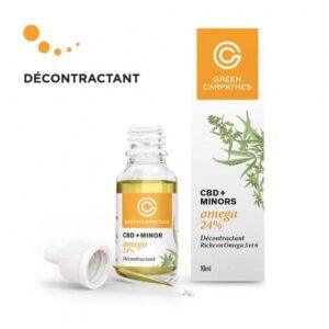 Huile de CBD + Minors 24% omega